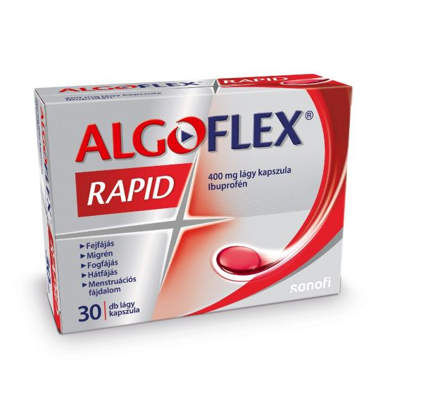 <b>Algoflex Rapid 400 mg</b><br>Lágy kapszula